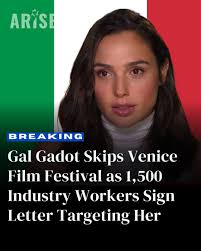 why was gal gadot banned from venice