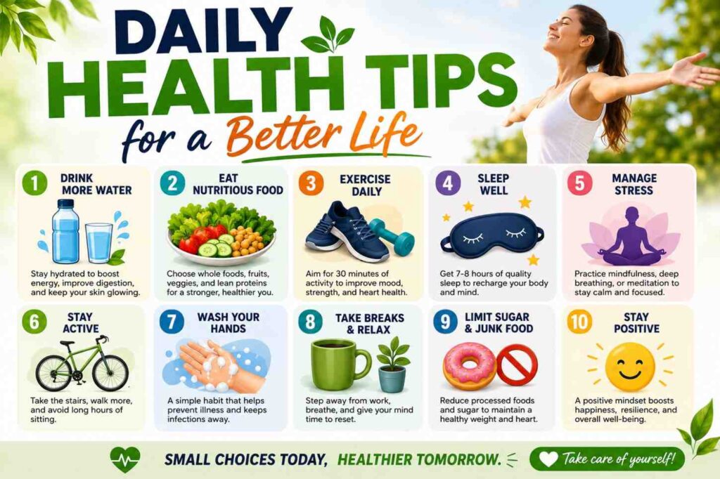 Daily Health Tips for a Better Life